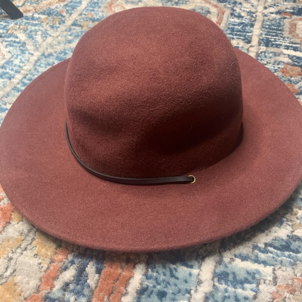 Maroon Brixton Wool hat